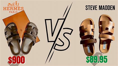 hermes dupe sandals black|hermes sandals vs steve madden.